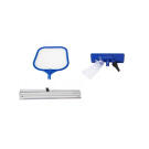 Set Curatare Piscina FlowClean - Tija cu Plasa, Cap de Curatare, Termometru, Tester pH, Dozator