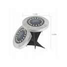 Lampa Solara LED in Forma Circulara - 11,5 x 13,5 cm