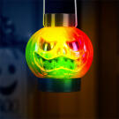 Lanterna LED Halloween - Dovleac Agatabil - Portocaliu/Negru - Baterii