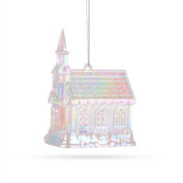 Ornament de Craciun – Biserica Irizata, Acrilica – 75 x 100 x 60 mm