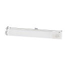 Lampa cu Senzor de Miscare, cu Baterii - 20 x 1,5 x 2,5 cm - Alb