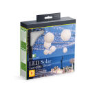 Lampion Solar LED 21 cm - Alb