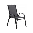 Set Mobilier de Gradina GardenLine - Masa + 2 Scaune - Negru