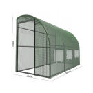 Solar de Gradina Montabil de Perete - 3 x 1,5 x 2 m - Verde