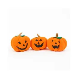 Decorațiune de Halloween - dovleac - 10 x 10 x 11 cm - 3 tipuri - 3 bucăți/pachet