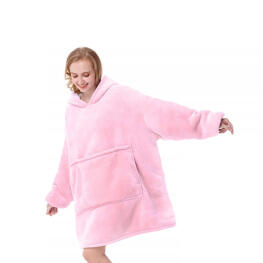 Patura-Hanorac 2 in 1 - Oversized - Roz Deschis