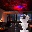 Proiector Lumina LED de Noapte, Model Astronaut, cu Difuzor Bluetooth