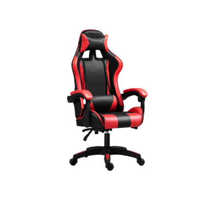 Scaun Gamer cu Perne - Negru-Rosu